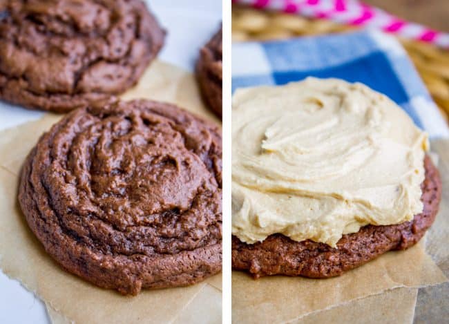 chocolate cookie recipe with peanut butter