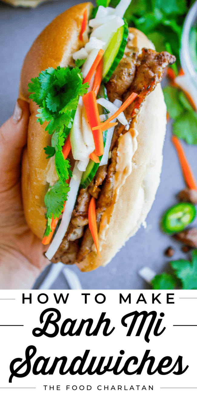 banh mi sandwich.