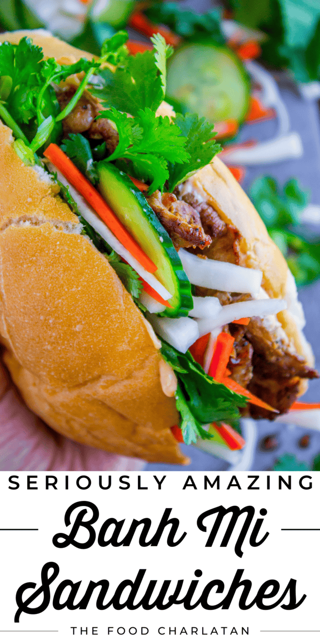 banh mi sandwich.