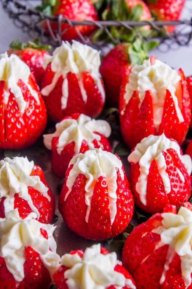 cream cheese stuffed strawberries