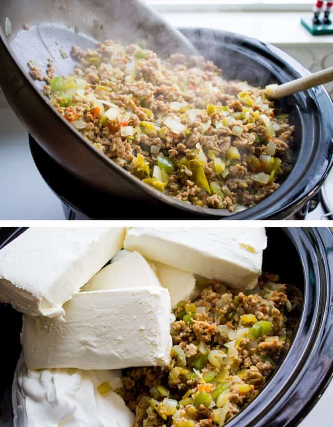 crockpot sausage dip