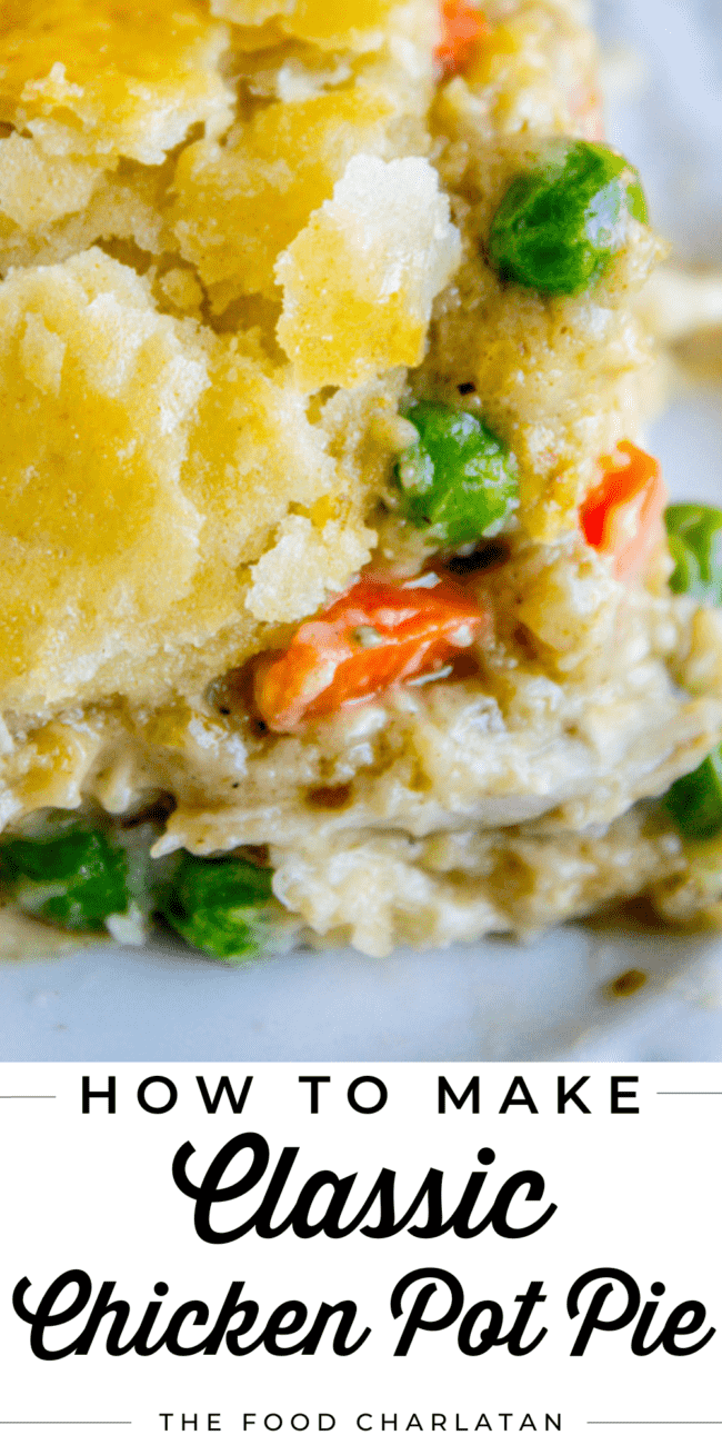 chicken pot pie.