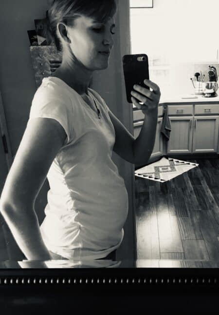 Baby bump picture.