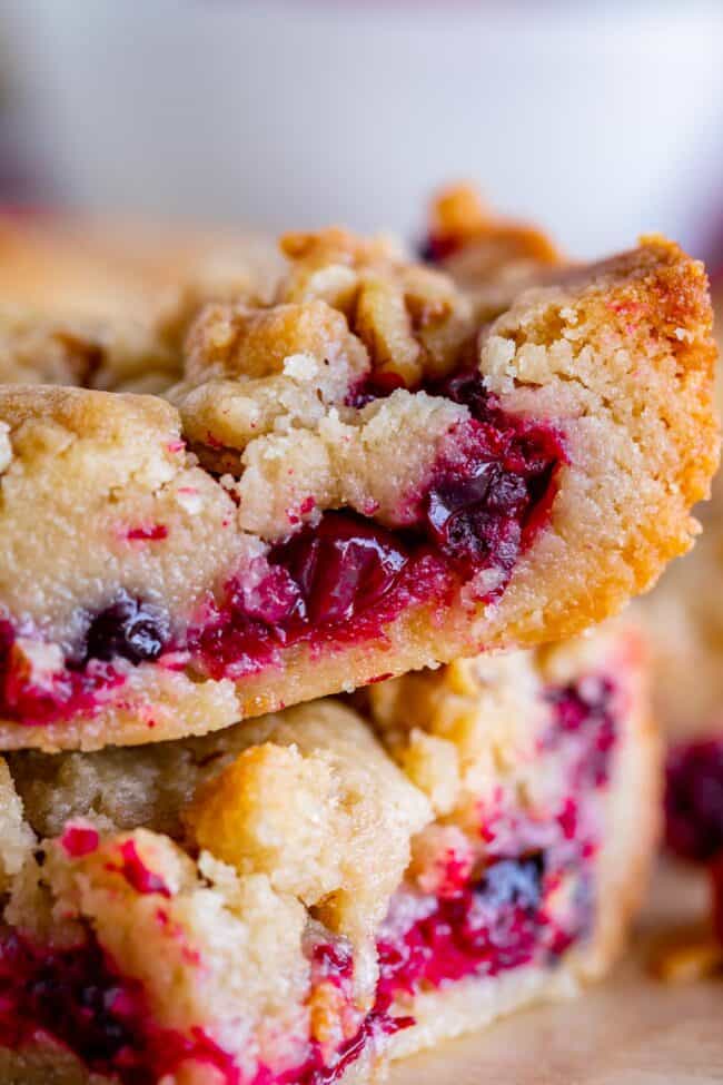 cranberry bars recipe