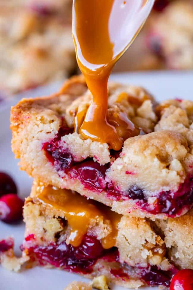 cranberry shortbread bars