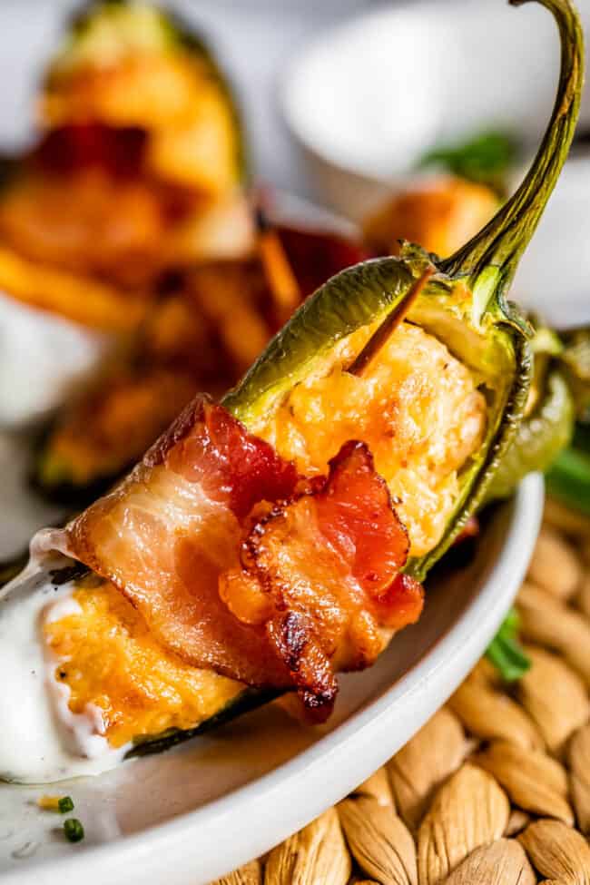 a bacon wrapped jalapeno popper.