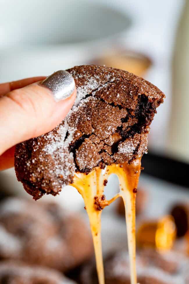 chocolate caramel cookies