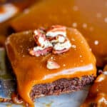 salted caramel brownies