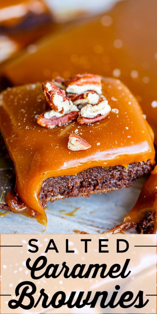 caramel brownies