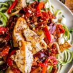 chicken and zoodles