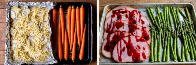 sheet pan easter diner