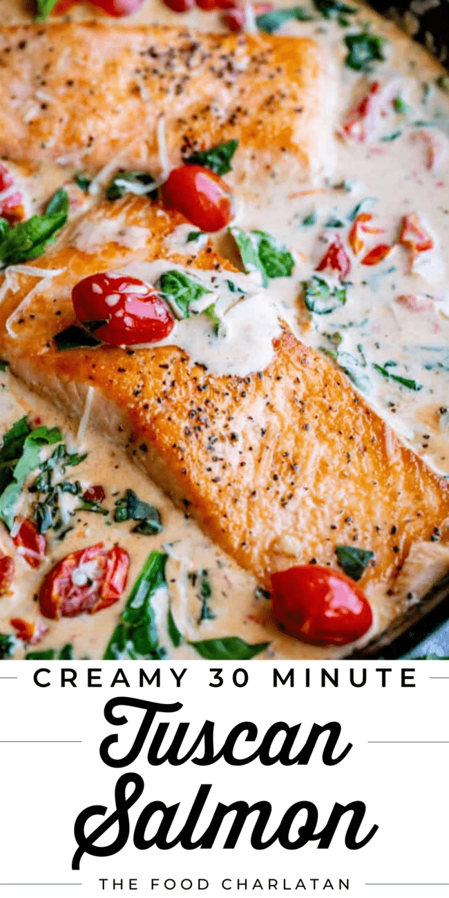 creamy tuscan salmon.