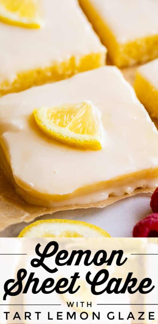lemon sheet cake