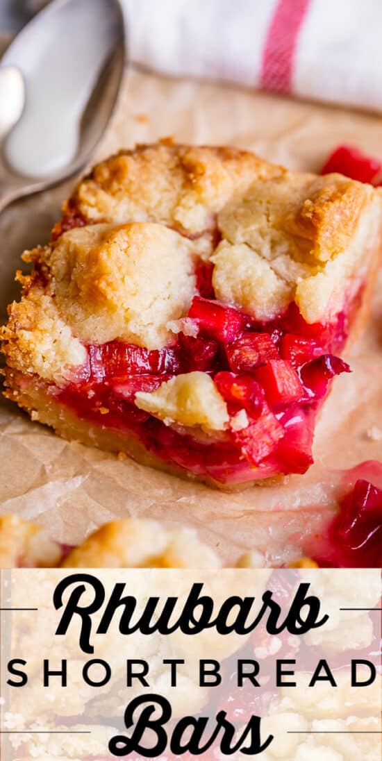 rhubarb bars recipe