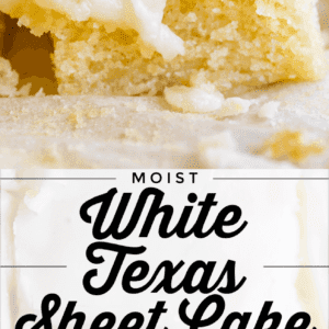 easy white texas sheet cake