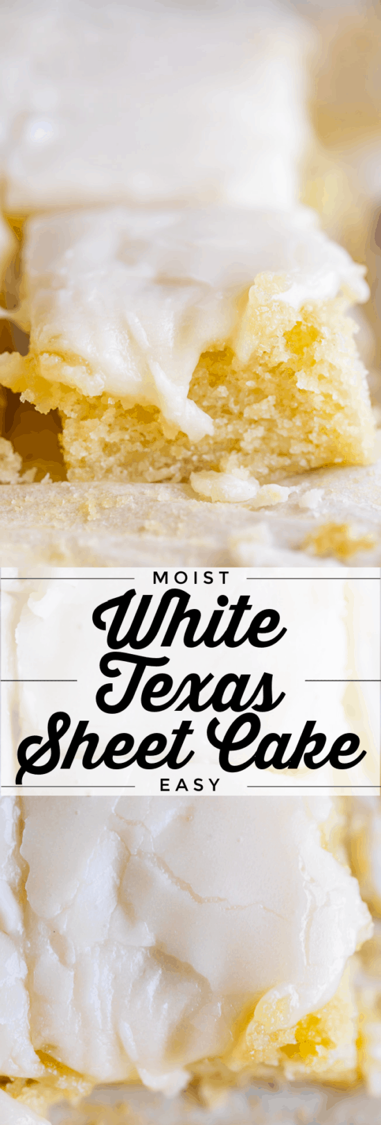 easy white texas sheet cake