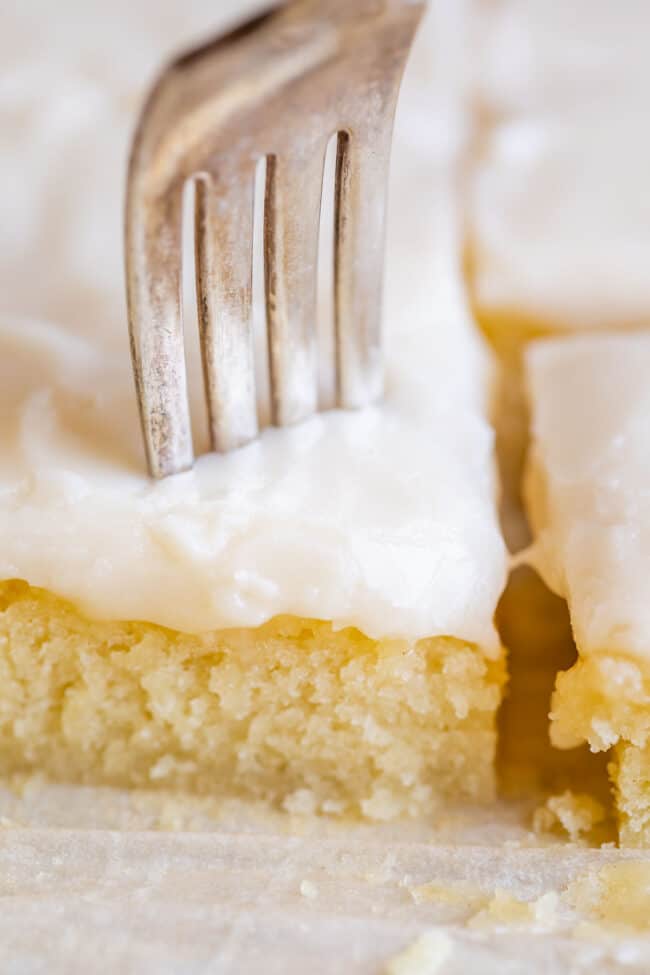 white texas sheet cake