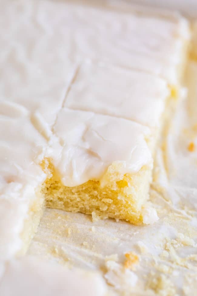 how to make white texas sheet cake