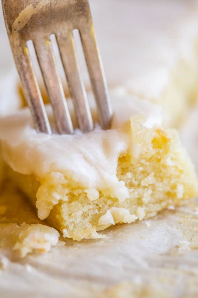 white texas sheet cake