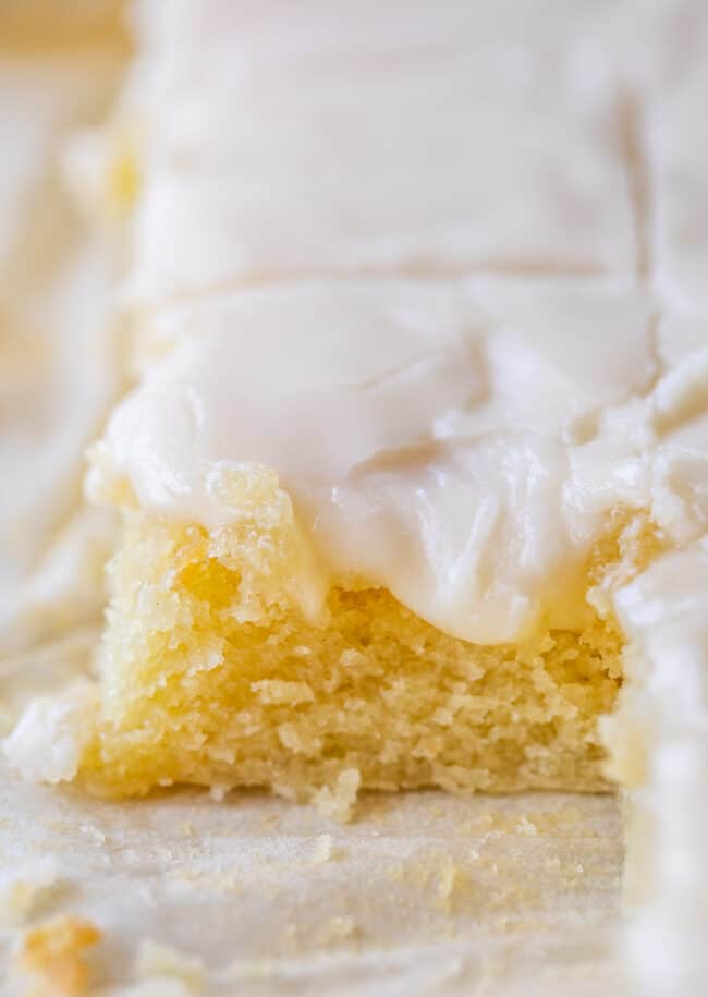 easy white texas sheet cake