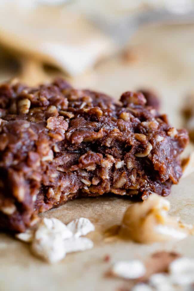 co bake cookie with a bite taken out