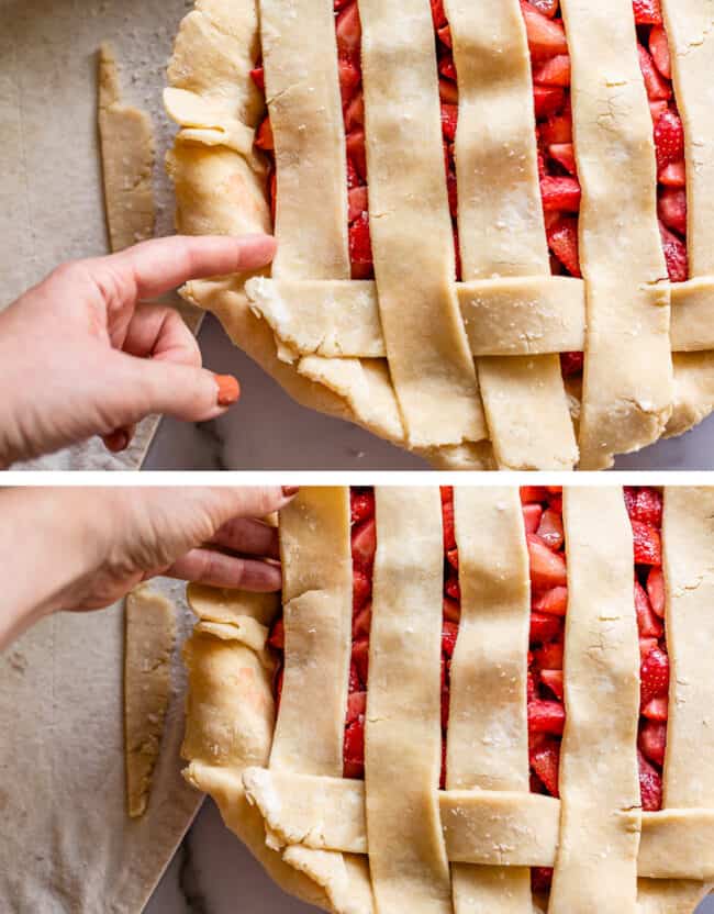 how to make a lattice pie crust