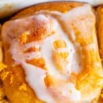 meyer lemon sweet rolls with lemon zest and lemon glaze