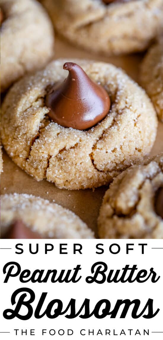 peanut butter kiss cookie on a parchment paper