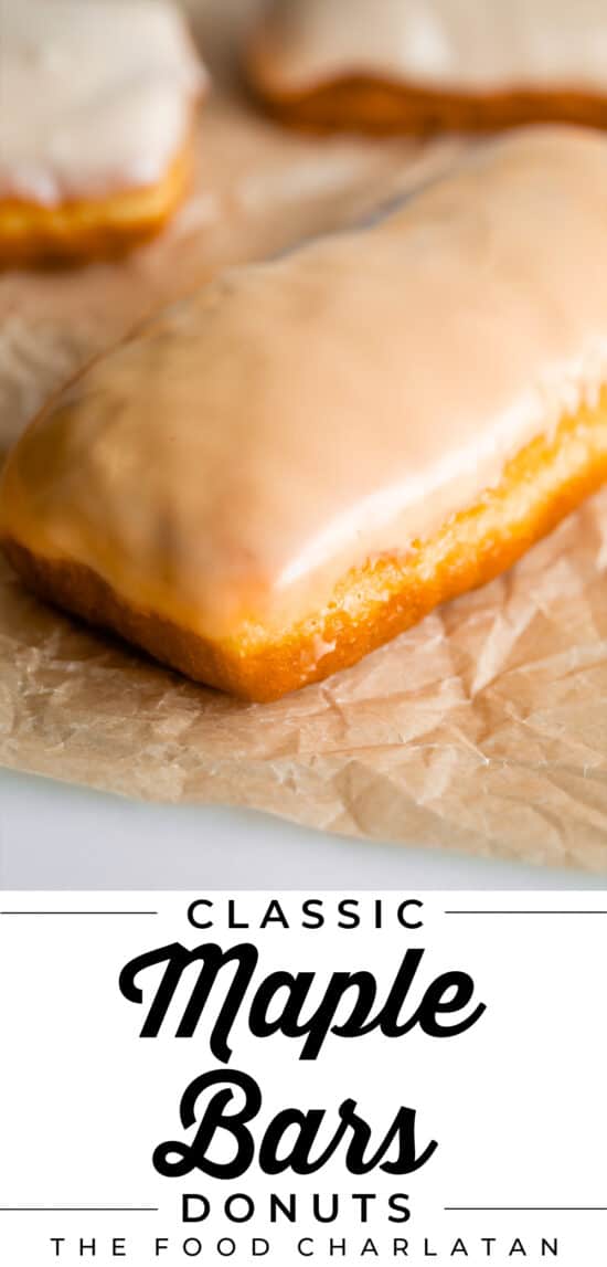 Maple Bar donut with glaze