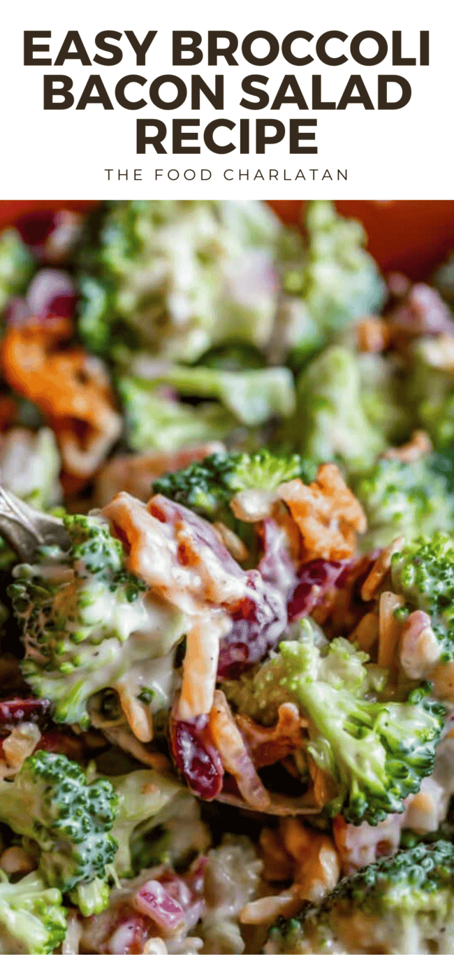 Easy Broccoli Bacon Salad Recipe