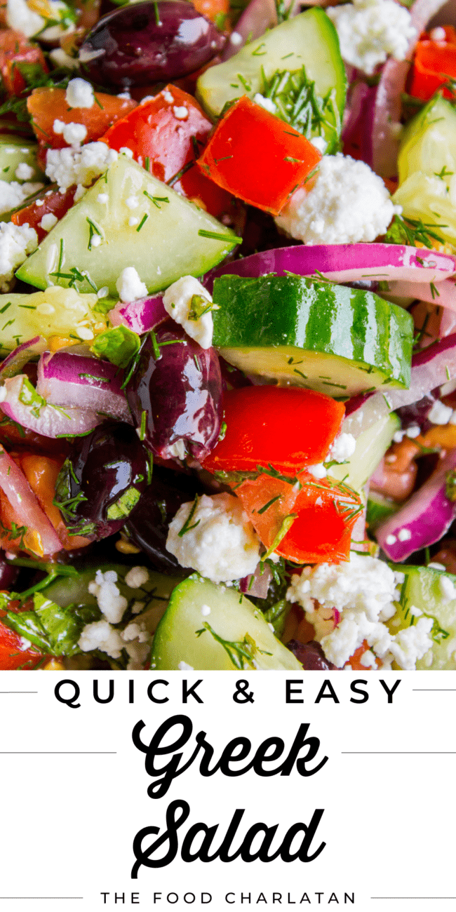 greek salad.