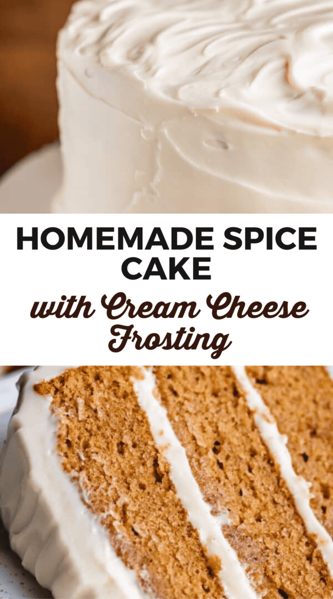 BEST homemade spice cake from scratch