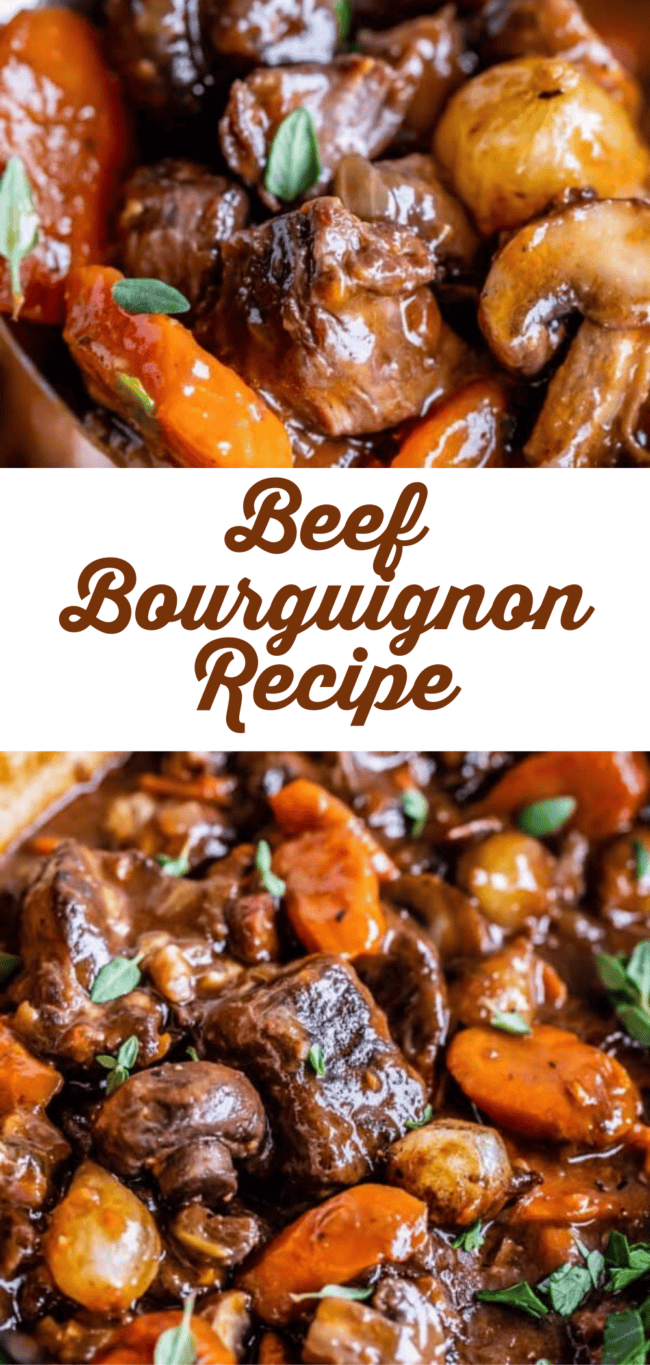 Beef Burgundy Recipe