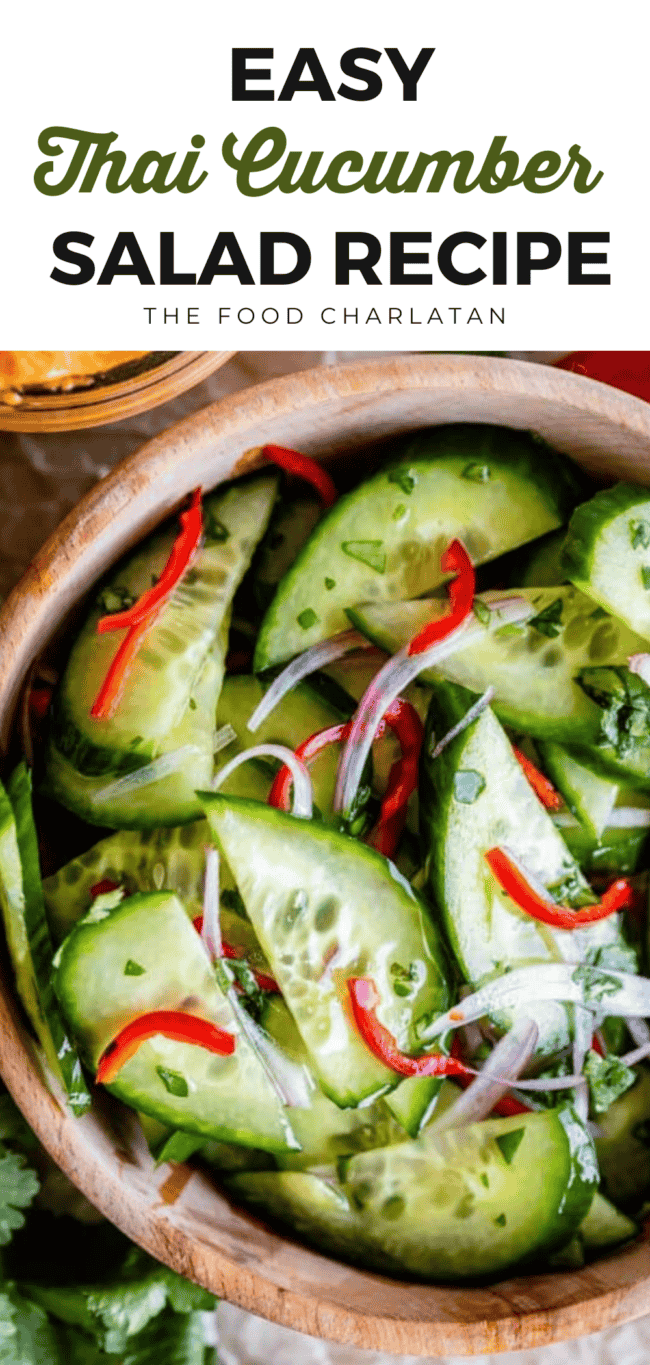 Easy Thai Cucumber Salad Recipe