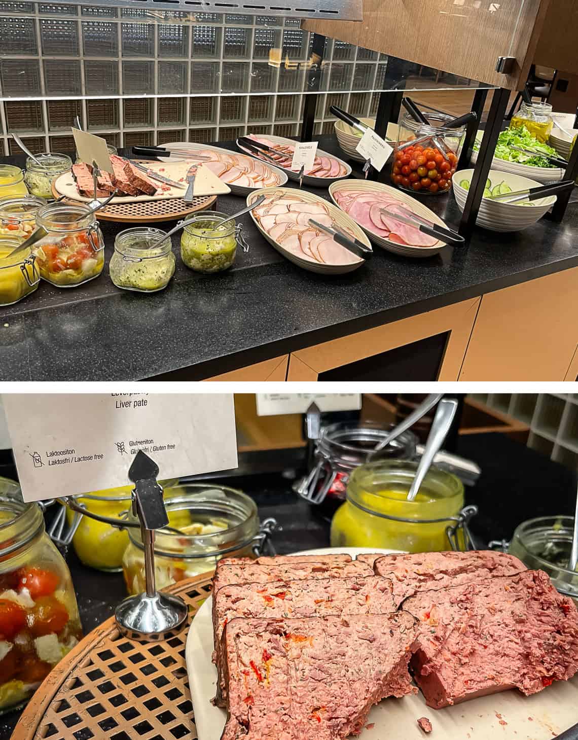 breakfast at a hotel in finland, Liver pate.