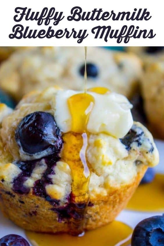Blueberry Buttermilk Pancake Muffins