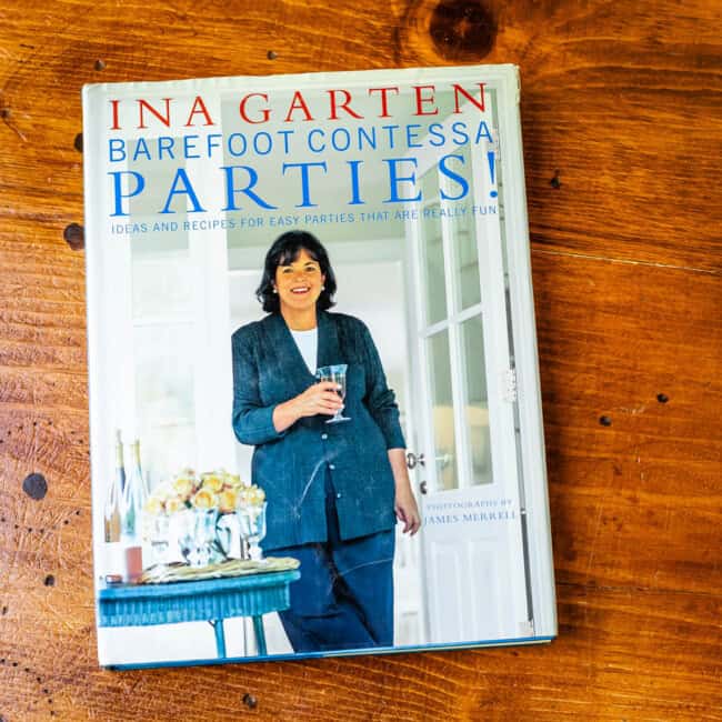 Copy of cookbook barefoot contessa parties by ina garten.