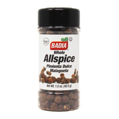 whole allspice berries in container.
